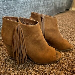Express cowgirl ankle boots